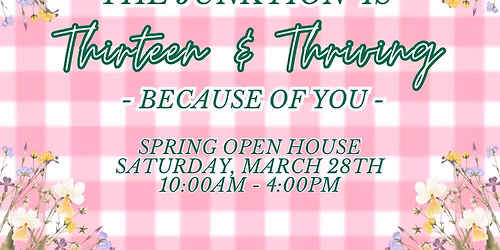 Spring Open House + Backyard Sale