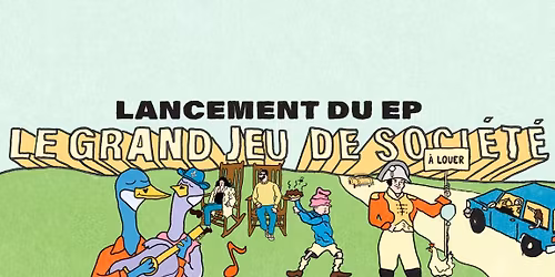 S\u00e9bastien C\u00f4t\u00e9 : Lancement du EP \u00ab Le grand jeu de soci\u00e9t\u00e9 \u00bb