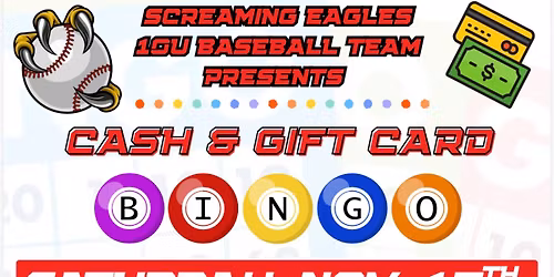 Cash\/Gift Card Bingo