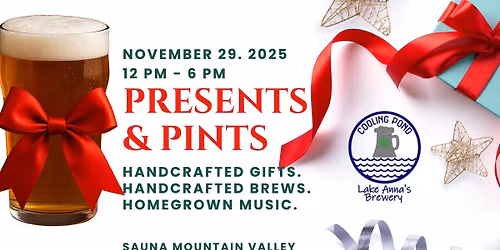 Presents & Pints featuring Sauna Mountain Valley