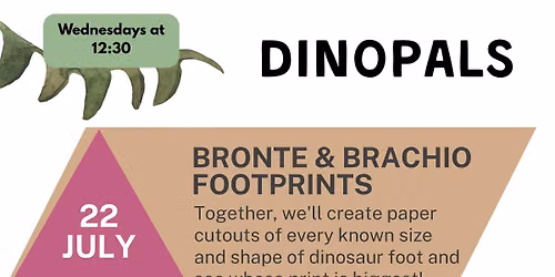 DinoPals Series: Bronte\/Brachio Footprints