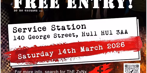 The ZyNx \u2013 Ska & Punk Classics LIVE at Service Station (FREE ENTRY!)