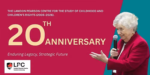 Celebrating 20 Years: Landon Pearson Centre