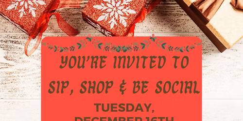 Sip,Shop, and Be Social