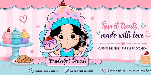 Wanderlust desserts, micro bakery