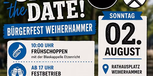 B\u00fcrgerfest Weiherhammer 2026