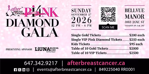 After Breast Cancer Pink Diamond Gala