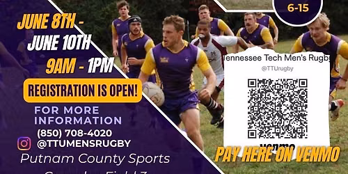 Tennessee Tech Youth Rugby Camp