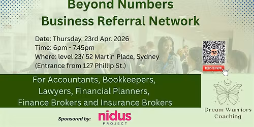 Business Referral Network for Accountants, Bookkeepers, Planners & Brokers