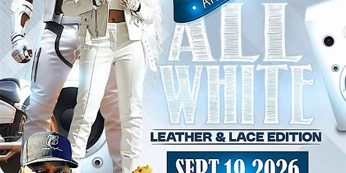 Pure Platinum MC\/SC National 24th Anniversary All White Leather & Lace
