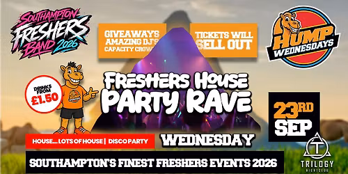 \ud83d\udc2b Hump Wednesdays \ud83d\udc2b Freshers House Party!