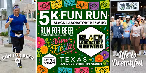 5k Beer Run x Black Laboratory Brewing | Texas Brewery Running Series