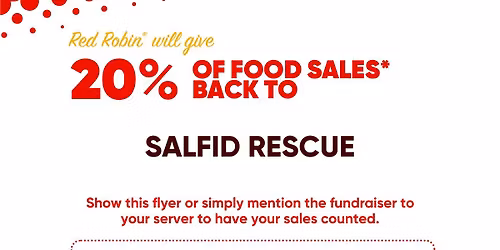 Red Robin Dine-to-Donate for Salfid Rescue