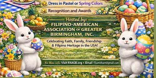 FAAGB, INC. EASTER SUNDAY, FUNDAY 2026! 