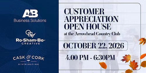 Customer Appreciation  Open House at the Arrowhead Country Club