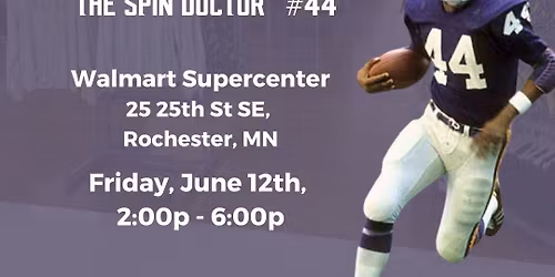 Chuck Foreman Meet & Greet with Walmart & Children's Miracle Network