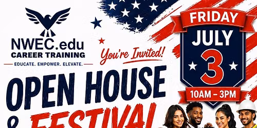 NWEC open house July 3rd