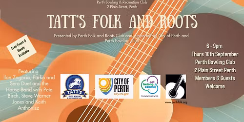 Tatts Folk and Roots with Ilan Zagoria and the Parko and Sero Duet