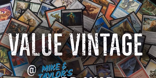 Value Vintage @ Mike and Taylor's Card Shop