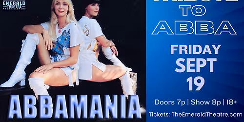 Mania - ABBA Tribute (18+ Event)