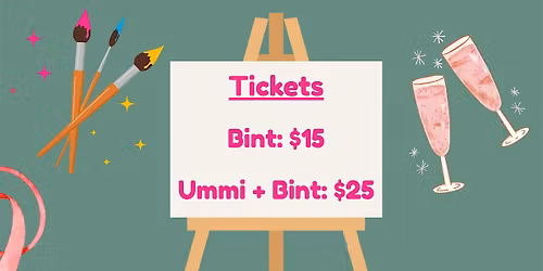 Little Muslim Crafts: Ummi + Bint Sip & Paint