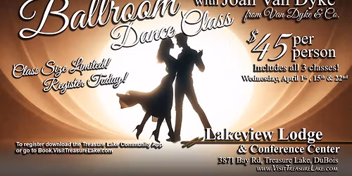 Ballroom Dance Class with Joan Van Dyke