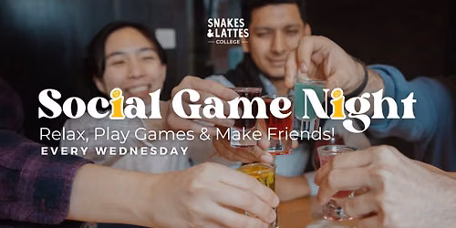 College Social Game Night - Play Board Games & Make Friends!
