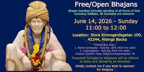 Sai Baba Bhajans in Goteborg