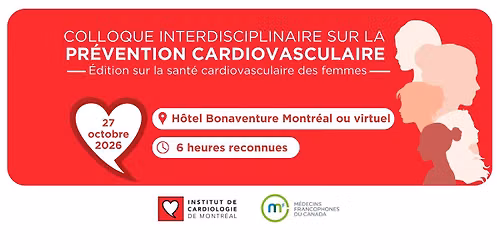 Colloque interdisciplinaire sur la pr\u00e9vention cardiovasculaire 2026