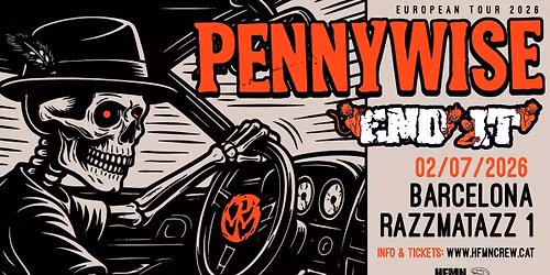 Pennywise + End It (02\/07\/2026) Barcelona @ Razzmatazz 1