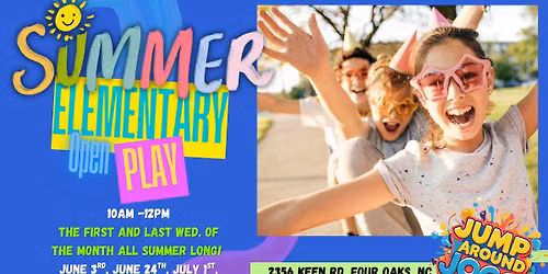 Summer Elementary Open Play!!