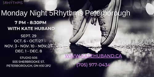 Monday Night 5Rhythms Peterborough.