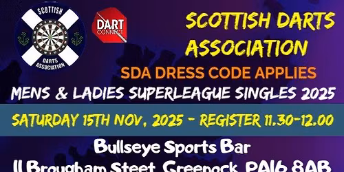SDA Mens & Ladies Superleague Singles 2025