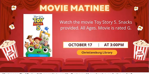 Movie Matinee: Toy Story 5