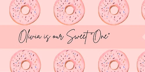 Olivia is our Sweet "One"!