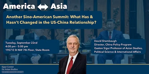 Another Sino-American Summit