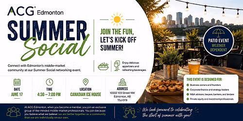 ACG Edmonton Summer Social!