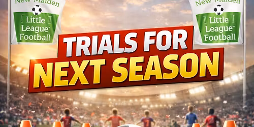 Trials for 7-12 Year Olds for Next Season