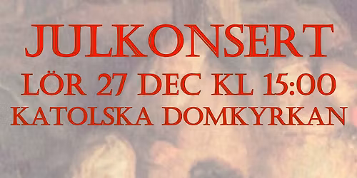 Julkonsert med avtackning
