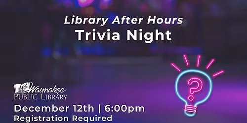 Library After Hours: Trivia Night