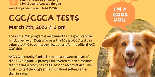 \ud83c\udf93\ud83d\udc36 CGC & CGCA Testing Day! \ud83d\udc36\ud83c\udf93