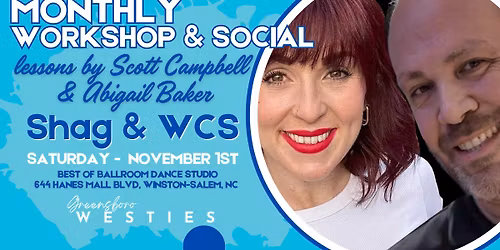Greensboro Westies Monthly Workshop & Social with Scott Campbell and Abigail Baker