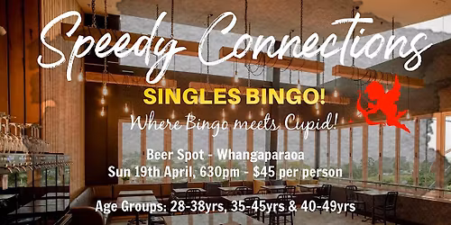 Speedy Connections in Whangaparaoa - SINGLES BINGO EVENT!