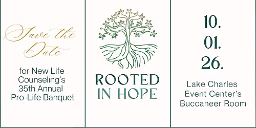 New Life Counseling's 35th Annual Pro-Life Banquet