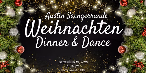 Saengerrunde Weihnachten Dinner and Dance