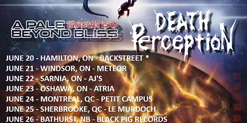 Death Perception - Gravity Failure Tour Hometown Kick-off Show