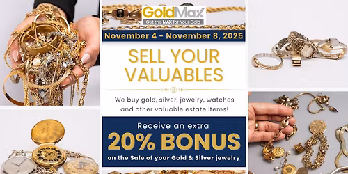 5 Days Only Buying Event! Cash In While Gold Is Over $4,000\/oz