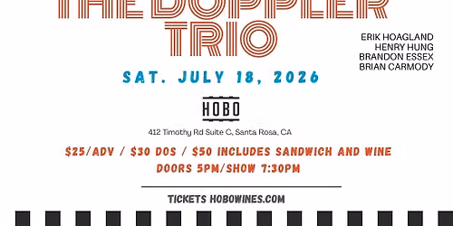 the Doppler Trio at Hobo
