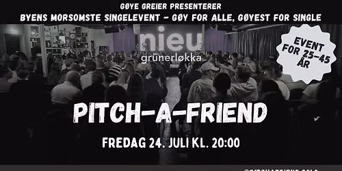 Pitch-A-Friend - 25-45 \u00e5r