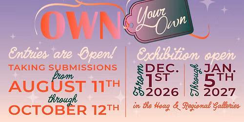 Own Your Own Submission Last Day is October 12th